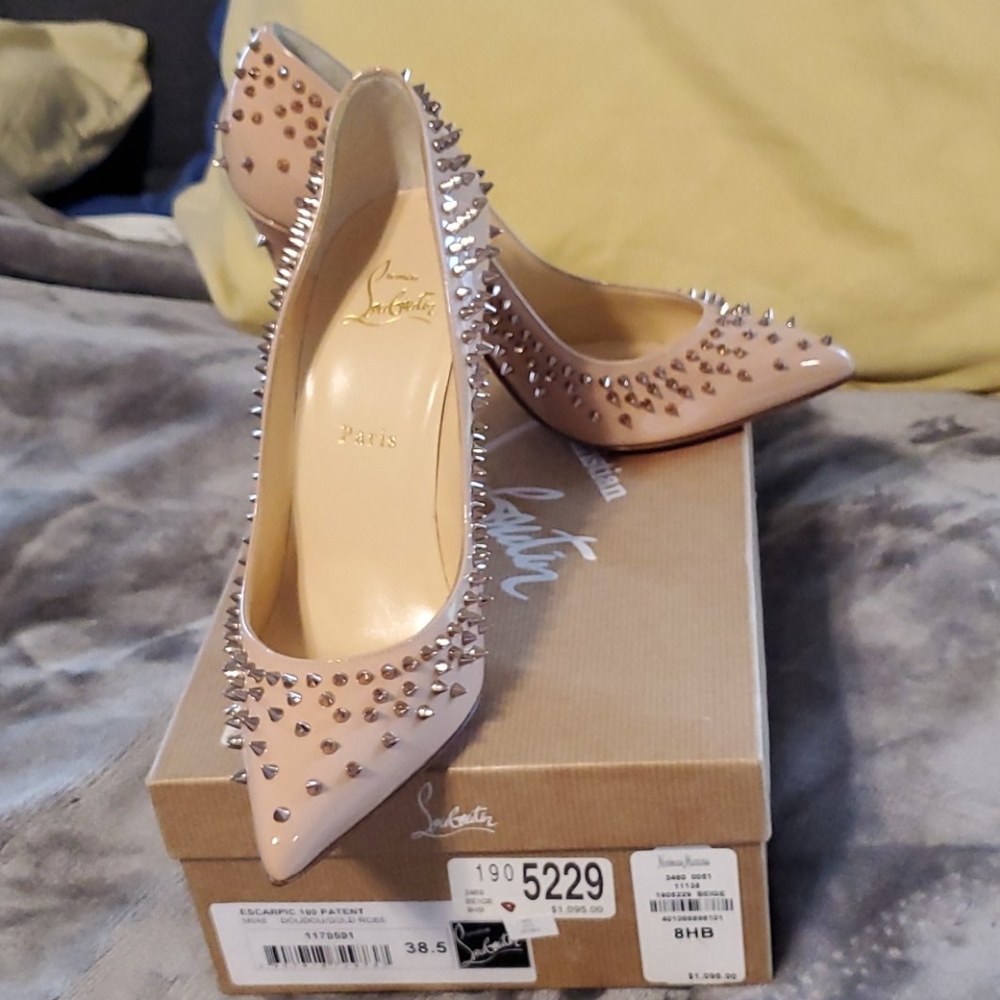 Authentic Christian Louboutin 100mm Escarpic